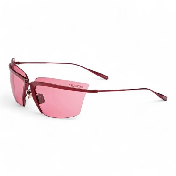 NEW VALENTINO V-LURE VLS-130B SUNGLASSES RED PINK WOMEN EYEWEAR VALENTINO main image 4